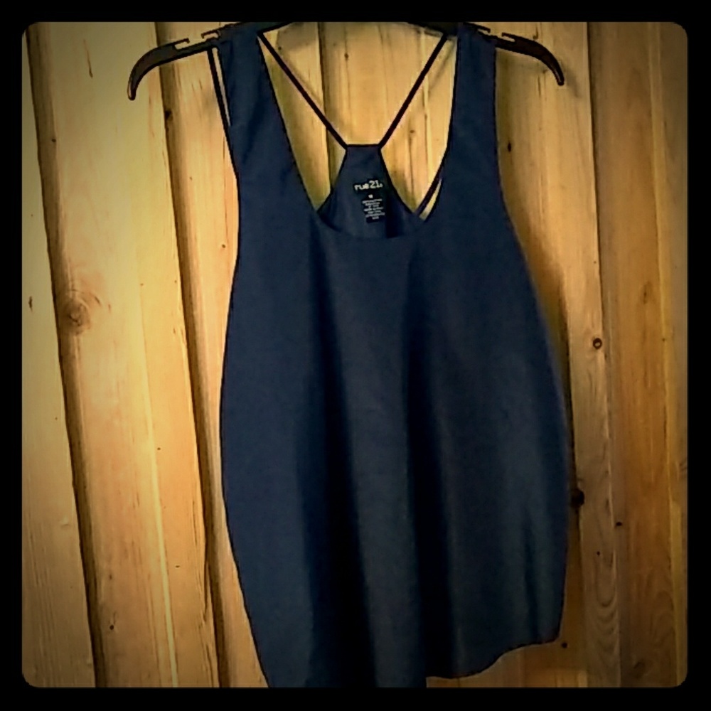 Navy blue top